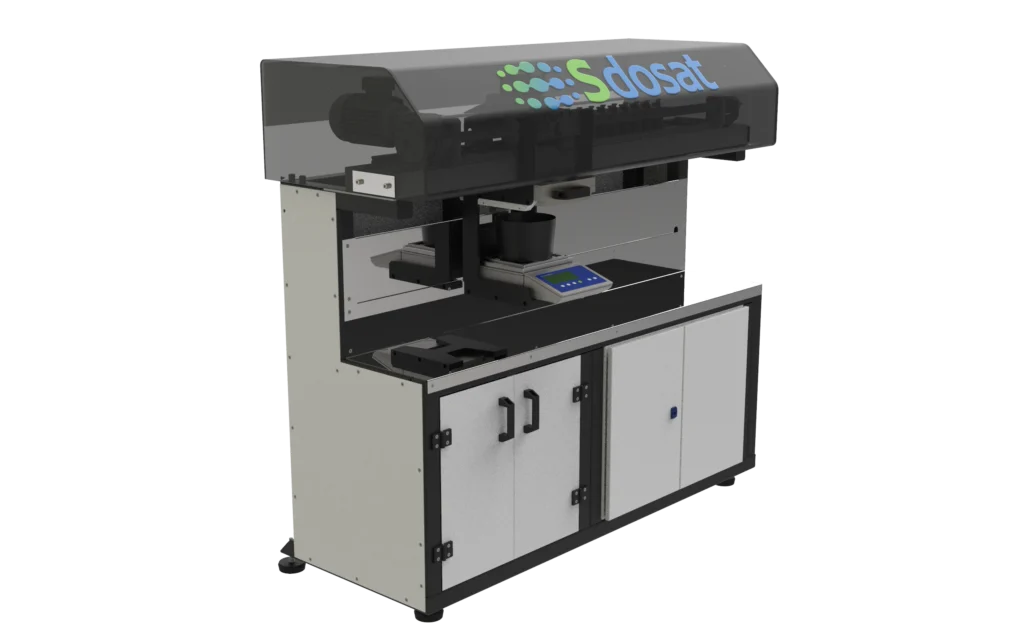 Small-medium offset ink dispenser